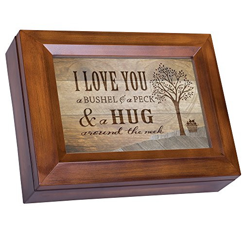 Cottage Garden Love You a Bushel Peck Hug Woodgrain Digital Keepsake Music Box Plays I Can Only Imagine Cottage Garden Love You a Bushel Peck Hug Woodgrain Digital Keepsake Music Box Plays I Can Only Imagine