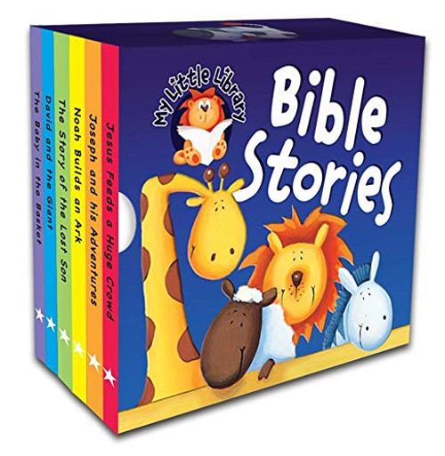 Bible Stories for Toddlers Little Library 6 Books for Little Hands Ages 5 - 6 Years