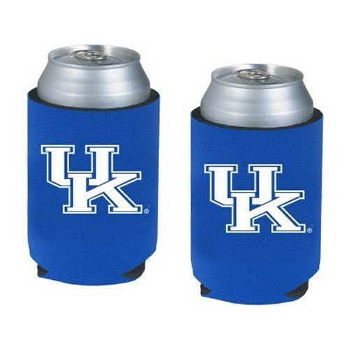 NCAA Kentucky - Neoprene Pocket Coolies (2) | UK Wildcats Collapsible Beverage Insulators - Set of 2