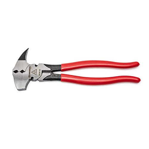 Crescent 193610CVSMN 10-7/16" Heavy-duty Fence Tool Solid Joint Pliers, Cushion Grip