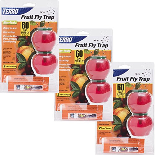 Woodstream TERRO Fruit Fly Trap  6 Pack T2502
