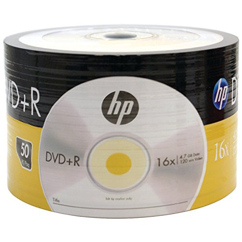 Hewlett Packard DR00070B 4.7GB 16x DVD+rs, 50-Pack