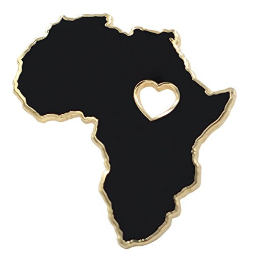 Real Sic Africa Pin - Wakanda Forever, BLM, Black Panther Enamel Pin - Black Lives Matter Pride Lapel Pin for Jackets, Backpacks, Bags, Hats & Tops in Pan-African Colors