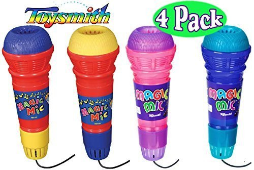 Toysmith Original Magic Mic & Translucent Magic Mic Complete Gift Set Bundle - 4 Pack