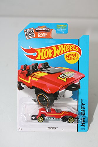 Hot Wheels, 2015 HW City, Loopster [Red] Hands Up Version Die-Cast Vehicle #75/250