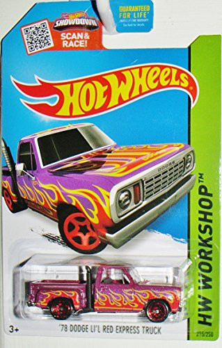 Hot Wheels, 2015 HW Workshop, '78 Dodge Lil Red Express Truck [Purple] #215/250