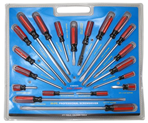 Cal Hawk Tools CSDS20 Professional Screwdriver Set