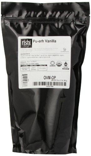 Rishi Tea Organic, Pu-erh Vanilla Mint, 1-Pound