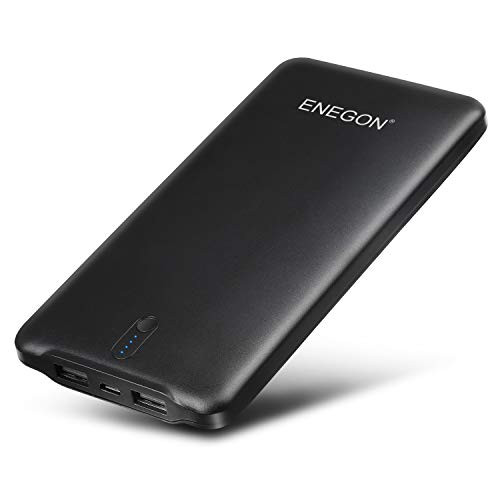 ENEGON Portable Power Bank 10000mAh, The Phone Charger Battery with Dual USB Output for iPhone, iPad, Samsung Galaxy Tablet and More