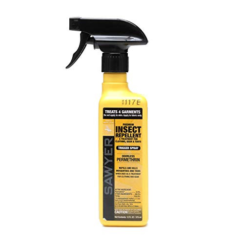 Sawyer Products SP649 Premium Permethrin Clothing Insect Repellent Trigger Spray, 12-Ounce