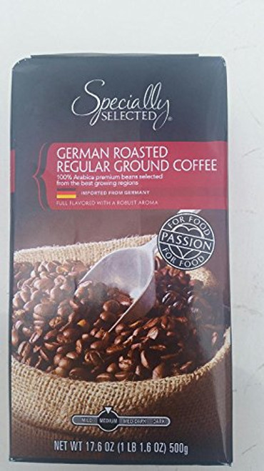 German Roasted Vacuum Pack Regular Ground Coffee Full Flavored With A Robust Aroma Imported From Germany 17.06 oz German Roasted Vacuum Pack Regular Ground Coffee Full Flavored With A Robust Aroma Imported From Germany 17.06 oz