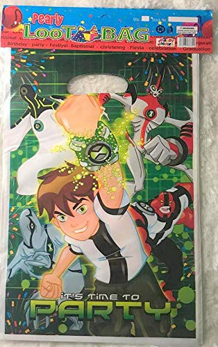 Gallmark Aliens Ben and Friends Party Bags Loots Favors Birthday Decoration 10 Pieces