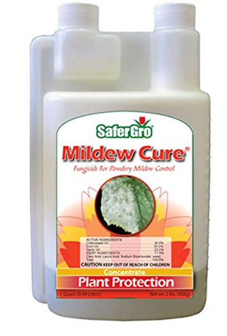 Safer Gro Mildew Cure, Organic Fungicide, 32 oz Concentrate