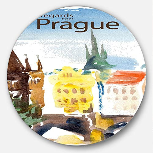 Designart Digital Wall Art - Disc of 23 inch, 23'' H x 23'' W x 1'' D 1P Designart Digital Wall Art - Disc of 23 inch, 23'' H x 23'' W x 1'' D 1P