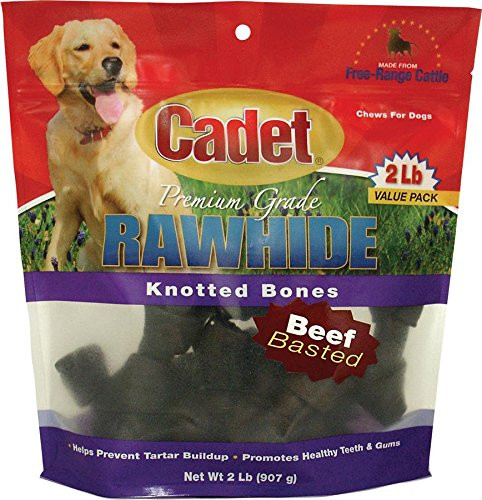632971 Rawhide Knotted Bone Value Pack Beef, 2 lb, 1Piece