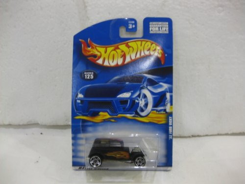 '32 Ford Vicky In Flat Black Diecast 1:64 Scale 2001 Collector #125 By Hot Wheels