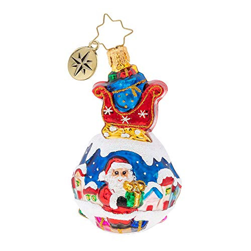 Christopher Radko A Global Affair Gem Christmas Ornament, Red, Blue, White
