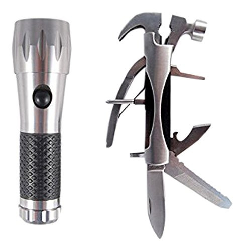 Valiant LED Flashlights VLF36414A LED Flaslight and Multi-Tool Hammer