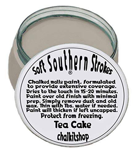Chalk It Matte Finish Furniture Paint, Great For Arts Crafts and More! 8 oz. Tea Cake New Color Formula