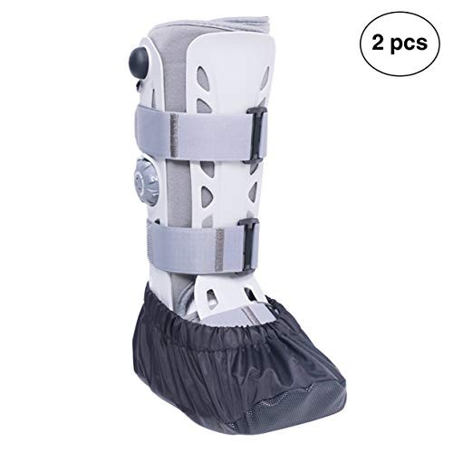 VXAR Fracture Walking Boot Shoe Cover Cast Black M