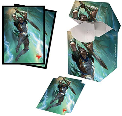 Ultra Pro War of The Spark V1 Gideon Pro 100+ Deck Box with 100 Sleeves