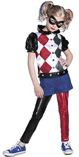 Princess Paradise DC Super Hero Girls Premium Harley Quinn Costume, Red/Black/White, Small Princess Paradise DC Super Hero Girls Premium Harley Quinn Costume, Red/Black/White, Small