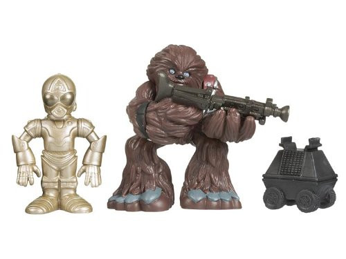 Star Wars 2009 Galactic Heroes 2-Pack Chewbacca and Death Star Droid with Mouse Droid Star Wars 2009 Galactic Heroes 2-Pack Chewbacca and Death Star Droid with Mouse Droid