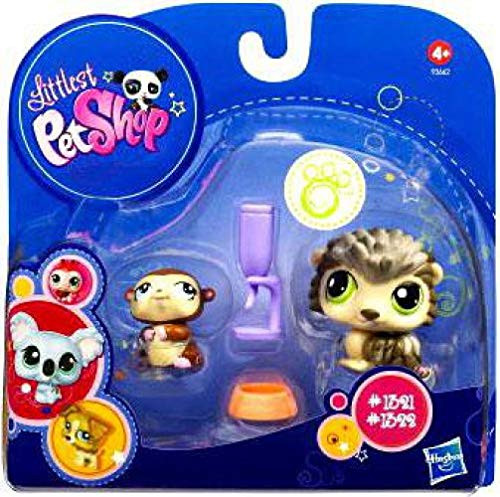 Littlest Pet Shop 2010 Assortment 'B' Series 1 Collectible Figure Porcupine & Hamster