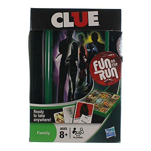 Hasbro Fun On The Run CLUE Travel Game