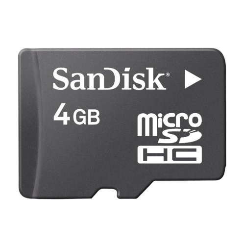Sandisk 4GB MicroSDHC Memory Card with SD Adapter (BULK Packaging) Sandisk 4GB MicroSDHC Memory Card with SD Adapter (BULK Packaging)