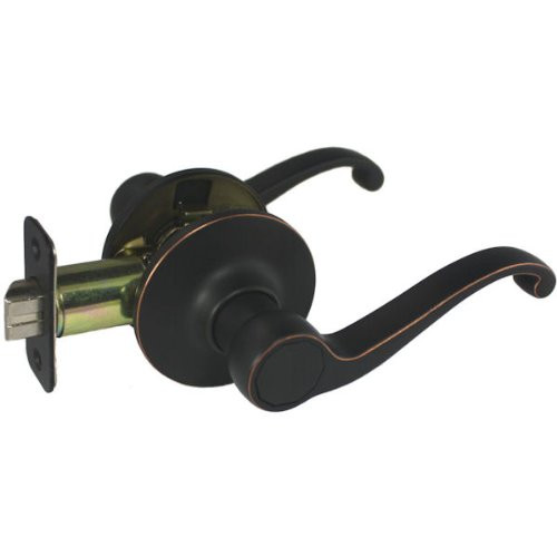 Designers Impressions Richmond Design Oil Rubbed Bronze Passage Door Lever (Hall and Closet)