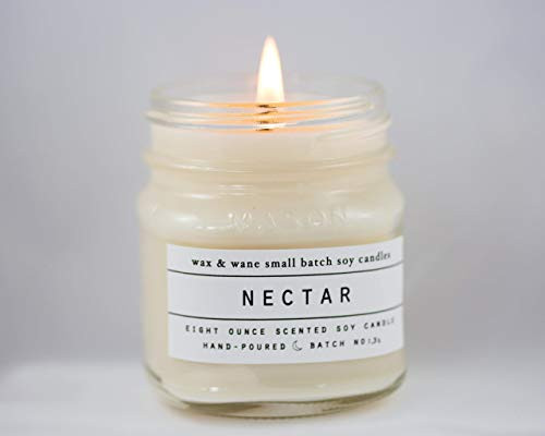 Nectar Agave Scented 8 oz Mason Jar Soy Candle Nectar Agave Scented 8 oz Mason Jar Soy Candle