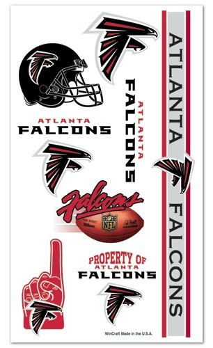 Atlanta Falcons NFL Temporary Tattoos (10 Tattoos)
