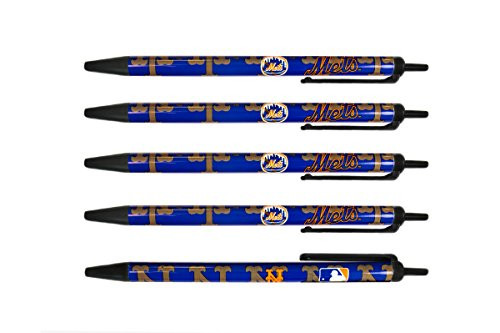 Pro Specialties Group (PSG) MLB New York Mets 5-Pack Click Pens