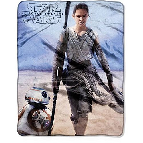 Disney Star Wars Rey Plush Throw Blanket - 40" x 50"