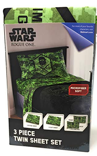 Disney Co. Inc. Star Wars Rogue One Microfiber Bedding Sheet Set - Twin