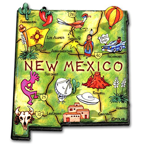 ARTWOOD MAGNET - NEW MEXICO STATE MAP