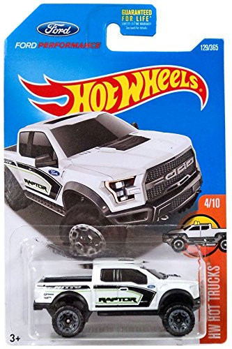 Hot Wheels 2017 HW Hot Trucks '17 Ford F-150 Raptor 129/365, White