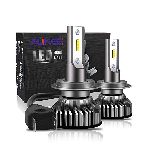 H7 LED Headlight Bulb, Aukee 60W 12000LM All-in-One Convertion Kit 6000K Cool White Bright CSP Chips
