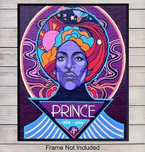 Prince Street Mural Art Print, Wall Art Poster - Unique Home Decor for Bedroom, Living Room - Gift for 80's Music Fans and Graffiti Lovers - 8x10 Photo Unframed Prince Street Mural Art Print, Wall Art Poster - Unique Home Decor for Bedroom, Living Room - Gift for 80's Music Fans and Graffiti Lovers - 8x10 Photo Unframed