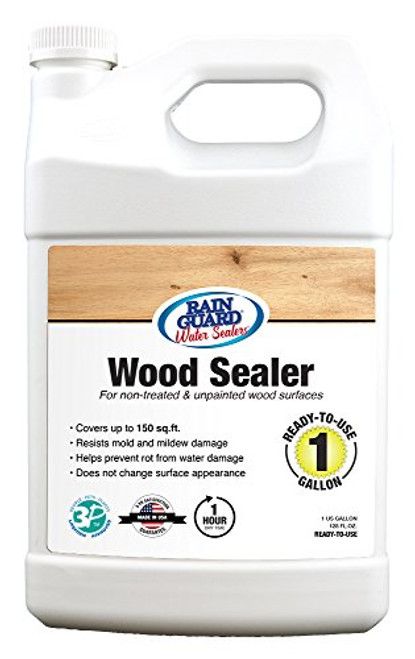 Rain Guard Water Sealers SP-8004 Wood Sealer Ready to USE Covers up to 200 Sq. Ft. 1 Gallon
