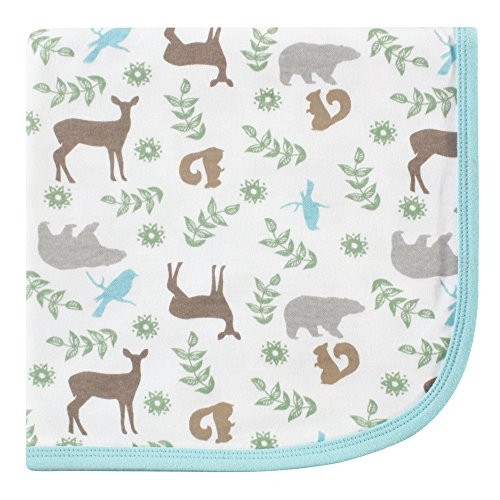 Touched by Nature Organic Receiving Blanket, Forest, One Size