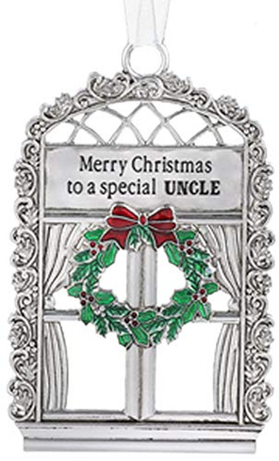 Ganz Merry Christmas to a Special Uncle Zinc Epoxy Decorative Hanging Ornaments