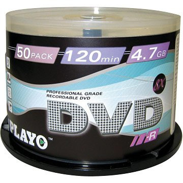 Playo 8X DVD-R 4.7GB, 50 Pack