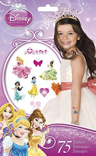 Trends International Disney Princess Tattoo Bag 75 Ct