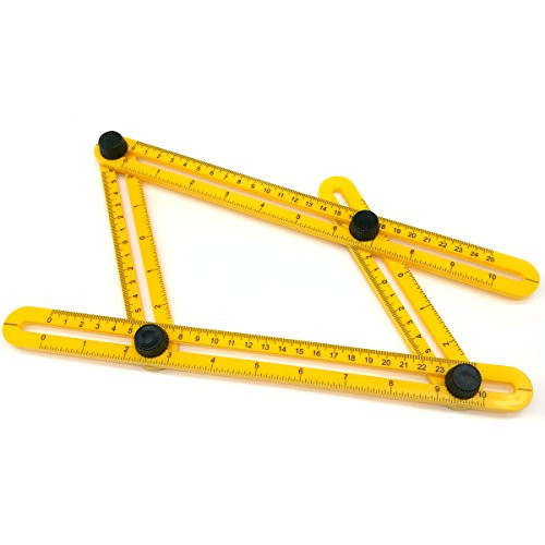 Angleizer Angle Measurement Tool, Nleader Measures All Angles Angleizer Multi-Angle Template Tool Angleizer (yellow)