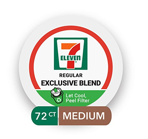 7-Eleven Exclusive Blend Coffee Single-Serve RealCup Pods, 72 Count (6 boxes of 12 Pods)