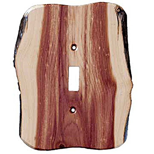Sierra Lifestyles Rustic Switch Plate, 1 Toggle, Juniper