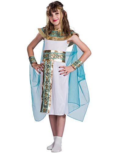 A&J DESIGN Kids Girls' Cleopatra Costume Queen of Egypt Dress(Cleopatra, S)