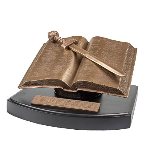 Lighthouse Christian Products Moments of Faith Word of God Spanish Sculpture, 8 1/4 x 6 1/2 x 4